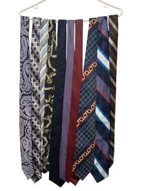 Men's Assorted Silk Ties - Multi-Color Pack